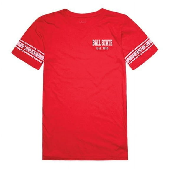 Ball State University Women Practice T-Shirt, Red - 2XL