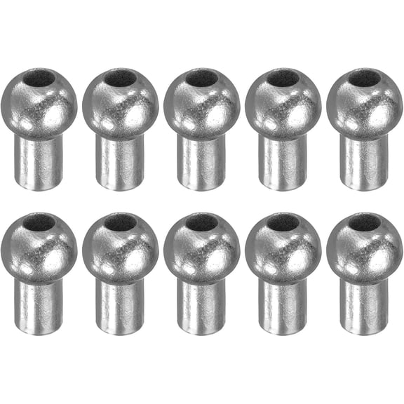 Ball Stopper, 10 count Stainless Steel Gym Machine Accessories for 5mm  Fitness Equipment Wire Rope Port Joint   for  Gym Machine,