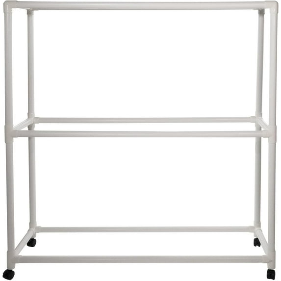 Champion Sports Ball Storage Cart, White, 62 Inch L X 18.5 Inch W X 67 Inch H