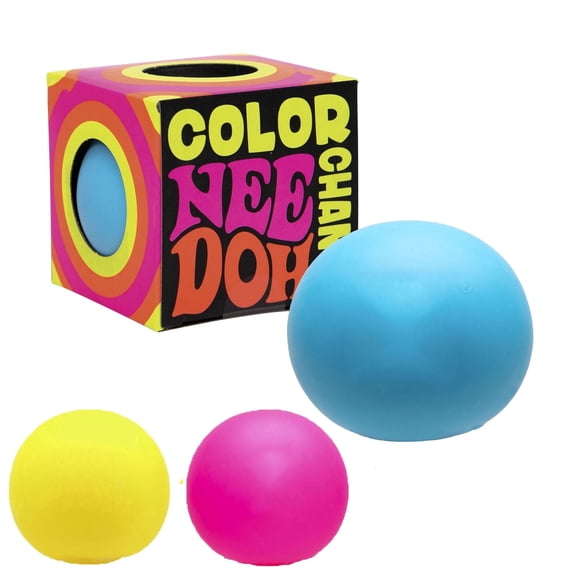Ball Stress Toys Color Changing Ball Shaped Squeeze Sensory Toys Soft Slow Rising Balls Stress Toys Relaxation Gift