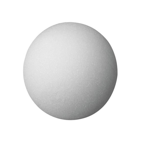 Ball Styrofoam Shape, 4 in., White - Pack of 12