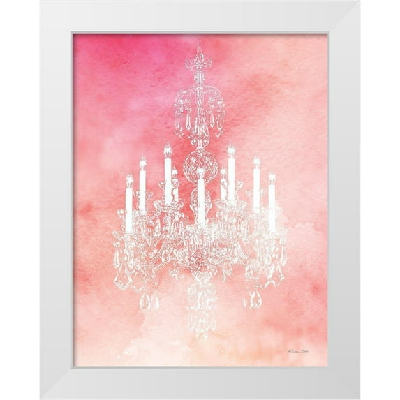 Ball, Susan 12x14 White Modern Wood Framed Museum Art Print Titled - Chandelier Glam 3
