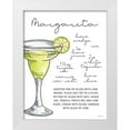 thumbnail image 1 of Ball, Susan 12x14 White Modern Wood Framed Museum Art Print Titled - Margarita Recipe, 1 of 4
