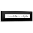 thumbnail image 1 of Ball, Susan 14x6 Black Modern Framed Museum Art Print Titled - Better Together, 1 of 5