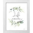 thumbnail image 1 of Ball, Susan 15x18 White Modern Wood Framed Museum Art Print Titled - Life is Beautiful, 1 of 4