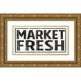 thumbnail image 1 of Ball, Susan 18x11 Gold Ornate Wood Framed with Double Matting Museum Art Print Titled - Market Fresh, 1 of 4