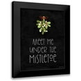 thumbnail image 1 of Ball, Susan 19x24 Black Modern Framed Museum Art Print Titled - Meet Me Under the Mistletoe, 1 of 5