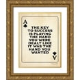 thumbnail image 1 of Ball, Susan 19x24 Gold Ornate Wood Framed with Double Matting Museum Art Print Titled - Ace of Clubs, 1 of 4