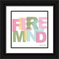 thumbnail image 1 of Ball, Susan 20x20 Black Ornate Wood Framed with Double Matting Museum Art Print Titled - Fierce Mind, 1 of 4