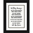 thumbnail image 1 of Ball, Susan 23x32 Black Ornate Wood Framed with Double Matting Museum Art Print Titled - In This House Military, 1 of 4
