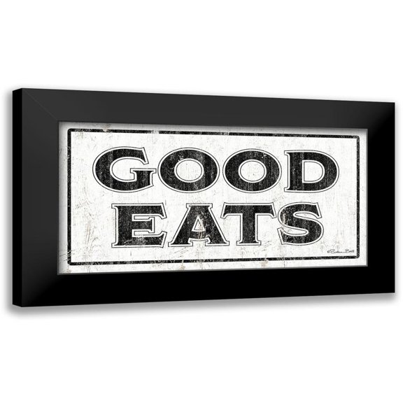 Ball, Susan 24x14 Black Modern Framed Museum Art Print Titled - Good Eats