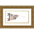 thumbnail image 1 of Ball, Susan 24x14 Gold Ornate Wood Framed with Double Matting Museum Art Print Titled - Do Good Pennant, 1 of 4