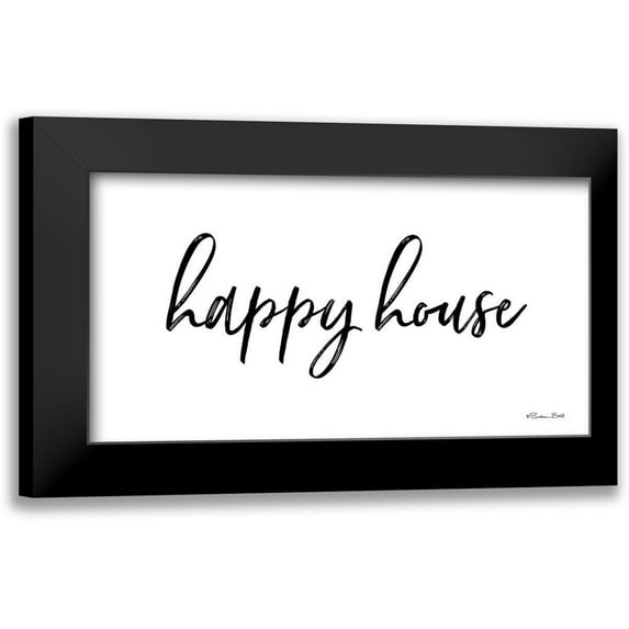 Ball, Susan 24x15 Black Modern Framed Museum Art Print Titled - Happy House