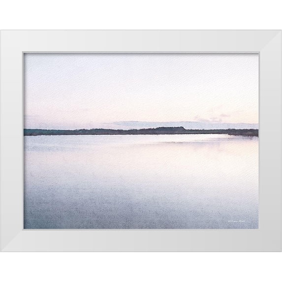 Ball, Susan 24x19 White Modern Wood Framed Museum Art Print Titled - Water Horizon