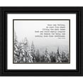 thumbnail image 1 of Ball, Susan 32x25 Black Ornate Wood Framed with Double Matting Museum Art Print Titled - Snow Was Falling, 1 of 4