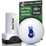 Ball Tatt - Golf Ball Stamp Monogram Initial Self-Inking Quick-Dry Permanent Ink Ball Marker