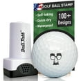 thumbnail image 1 of Ball Tatt Golf Ball Stamp Self-Inking Quick-Dry Waterproof Ball Marker, Moustache Man, 1 of 8