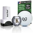 thumbnail image 1 of Ball Tatt K Initial Golf Ball Stamp Self-Inking Quick-Dry with Monogram Golf Ball Marker, 1 of 9