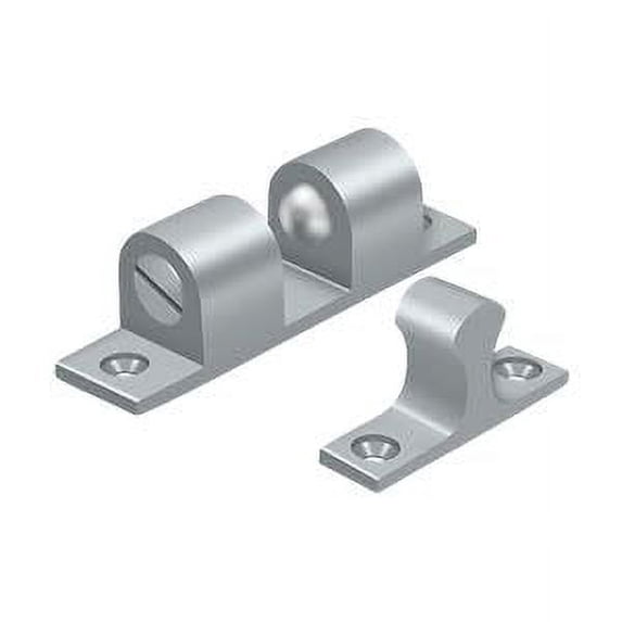 Ball Tension Catch Finish: Brushed Chrome
