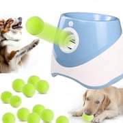 Ball Thrower for Dogs,Interactive dog fetch machine,Automatic Tennis Ball Launcher with 12 Tennis Balls,Dog Ball Thrower Machine with 10-30Ft 3 Launching Distance,for Small Dogs Indoor & Outdoor