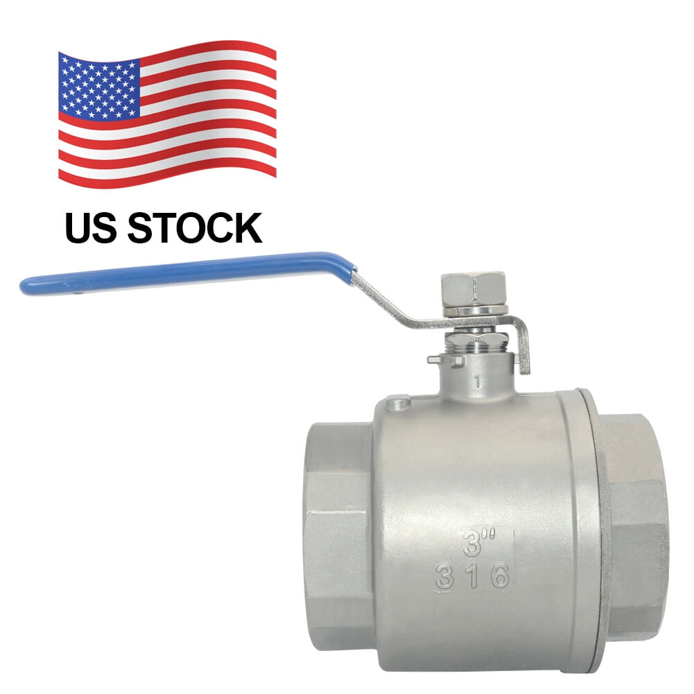 2" NPT Full Port Ball Valve – Stainless Steel 316, Female Threaded, Corrosion Resistant 10 thumbnail image