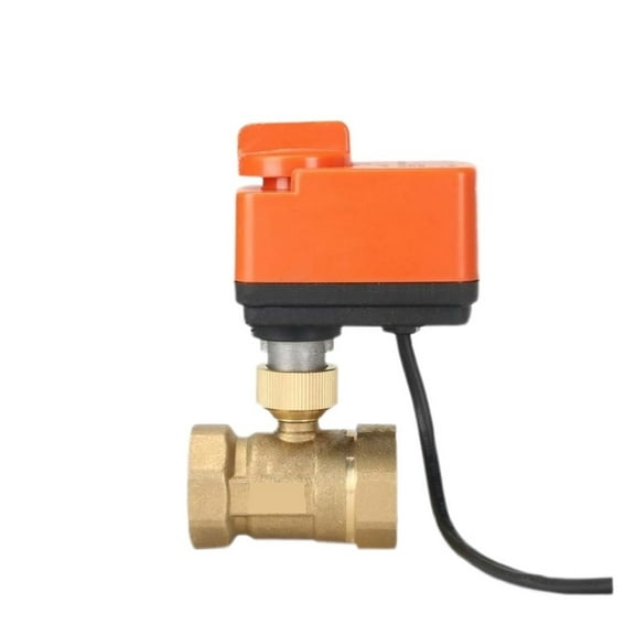 Ball Valve 1/2" 3/4" 1" 2" Brass Electric Ball Valve Motorized Ball Valve 2-Wire Electric Ball Valve With Manual Switch