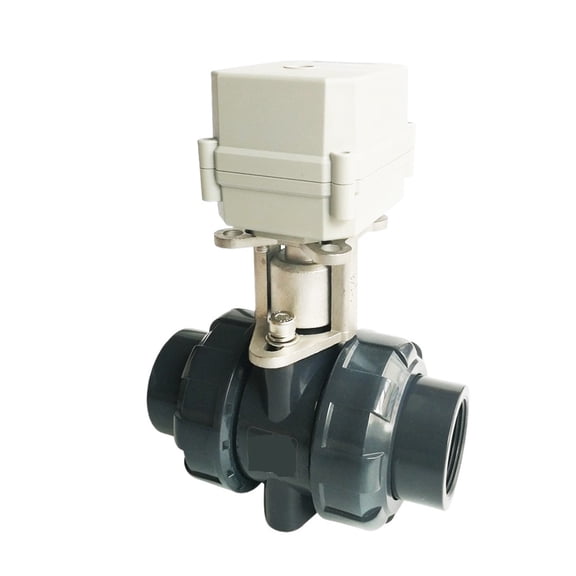 Ball Valve 2 Way DN40 Motorized Ball Valve 1-1/2'' 3/4/7 Wires Electric Ball Valve On/Off 15 Sec ,Easy to Operate