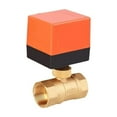 thumbnail image 1 of Ball Valve DN15 / DN20 / DN25 Motorized Electric 2-way Brass Ball Valve 2 Way 3 Wire -with Actuator Cable For Gas Water Oil ,Easy to Operate, 1 of 7