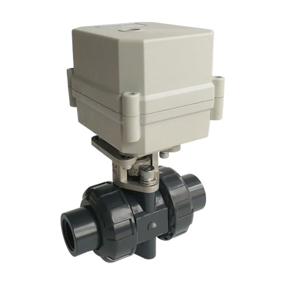 Ball Valve DN15 PVC Normal Close / Normal Open Valve 1/2'' On/Off 15 Sec For Drinking Water Systems, Solar Water Heaters ,Easy to Install