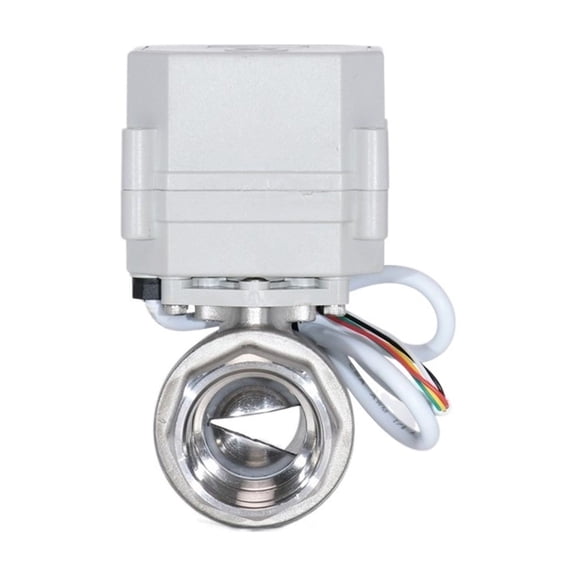 Ball Valve DN8-25 1/4''-1'' Proportional V Shaped Modulating Valve 4-20mA 0-5V 0-10V Input Signal ,Easy to Operate