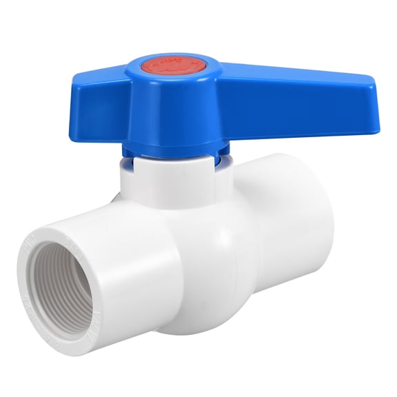 Ball Valve, G3/4 Female Thread, Valve for Aquarium Setup, Sump Pump, Pool, Garden Sprinkler White Blue