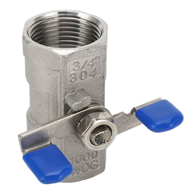 Ball Valve Straight Full Port 3/4in Female Thread Pipe Fitting 1000PSI ...