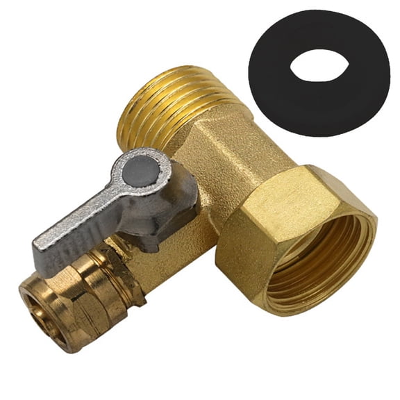Ball Valves 3/8inch Brass Ball Valves Water Purifiers Inlet Ball Valves Replacement Faucet Accessories for Purifiers Fil