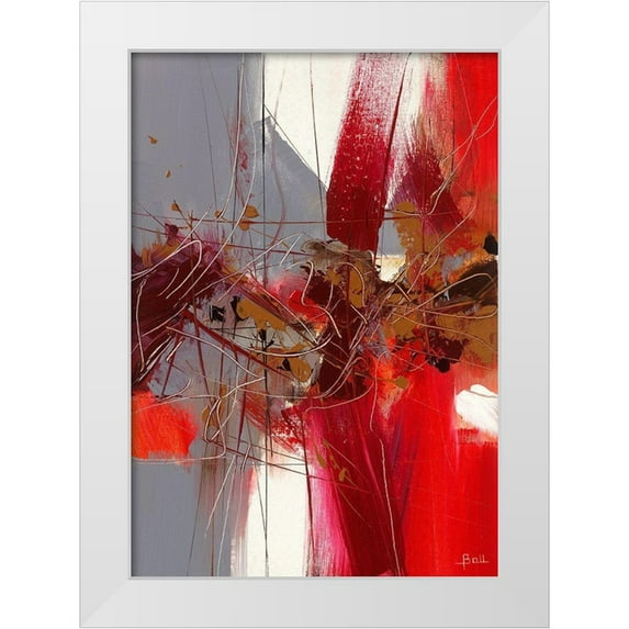 Ball, Veronique 11x14 White Modern Wood Framed Museum Art Print Titled - Confidences