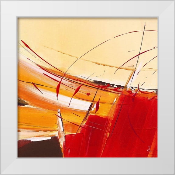 Ball, Veronique 12x12 White Modern Wood Framed Museum Art Print Titled - Evanescence I