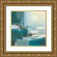 thumbnail image 1 of Ball, Veronique 26x26 Gold Ornate Wood Framed with Double Matting Museum Art Print Titled - Reflets I, 1 of 4