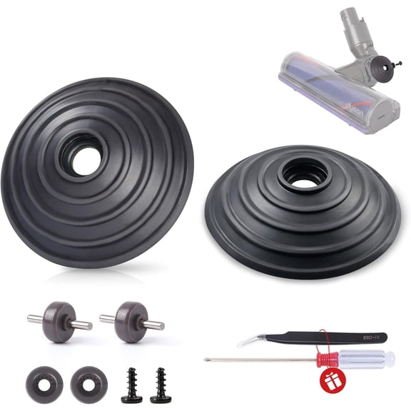 Ball Wheel and Soleplate Wheel Compatible with Dy*son 35W 50W V6 V7 V8 V10 V12 DC58 DC59 DC62 DC74 Vacuum Cleaner Direct Drive Cleaner Head Wheels Replacement Parts