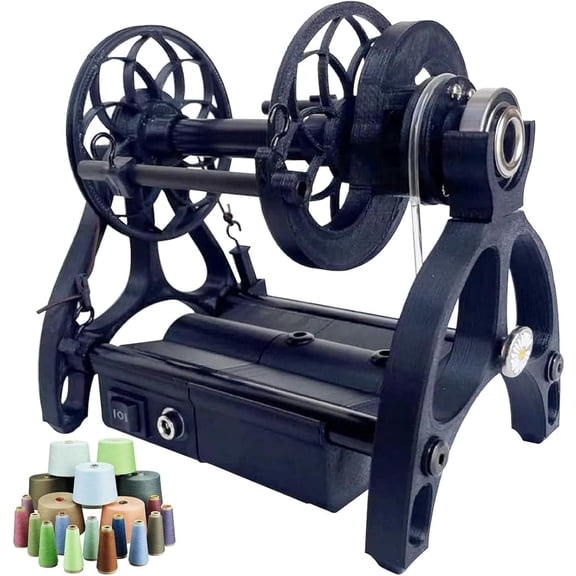 Ball Winder, Mini Electric Spinning Wheel, Knitting Yarn Ball Winder, Adjustable Speed, 800rpm Maximum Speed, Capacity 4 Oz (120g), For Yarn Weaving, Blending Roving