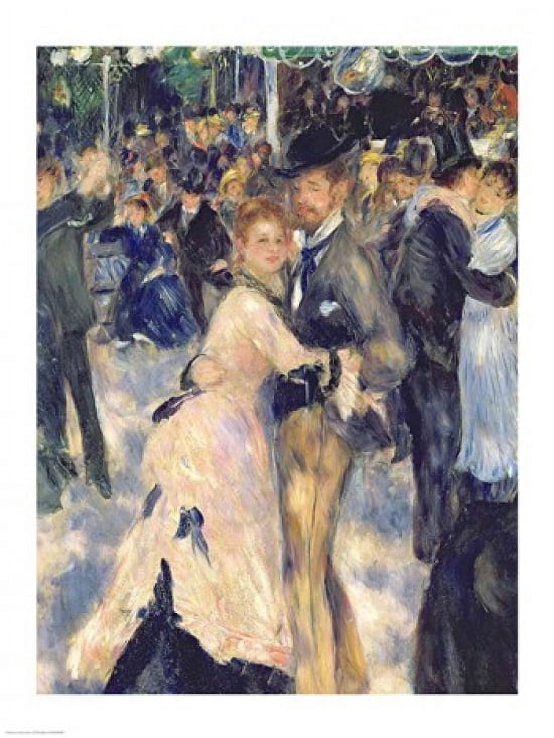 Ball at the Moulin de la Galette 1876 Canvas Art - Pierre-Auguste Renoir (18 x 24)