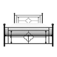 thumbnail image 1 of Ball finials and metal frame | Full size bed for a modern - traditional vibe | Quick and simple installation, 1 of 2