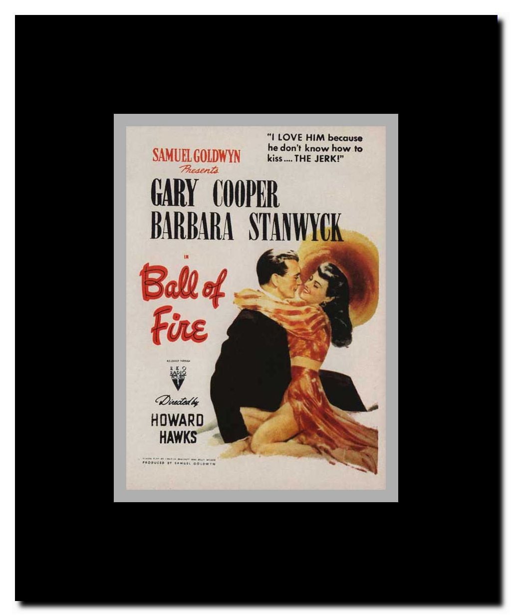 Ball of Fire Framed Movie Poster