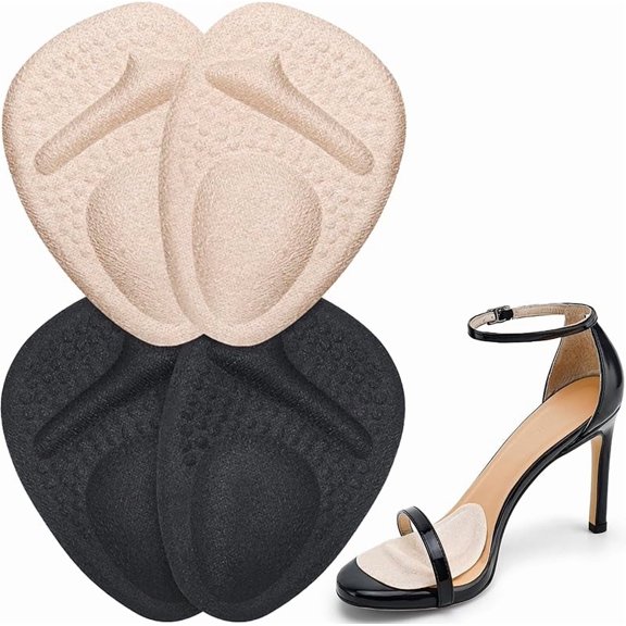 Ball of Foot Cushions, Metatarsal Pads Women, High Heels Non-Slip Comfort Pads, Shoe Support for Metatarsalgia Mortons Neuroma Pain Relief