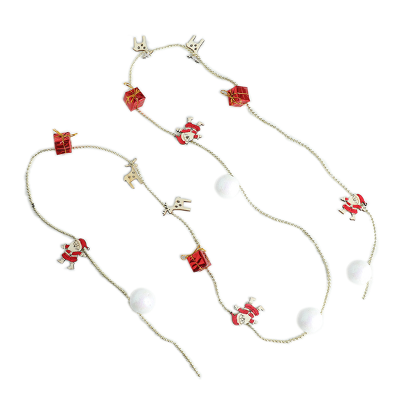 Ball pine cone gift bag Christmas ornaments chain string Christmas tree decoration hanging string