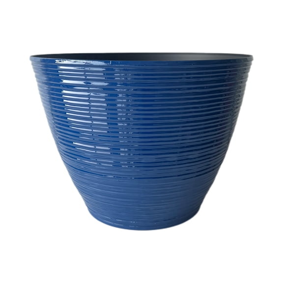 Ballard Pacific 16-Inch Millie Planter Flower Planter, Dark Blue
