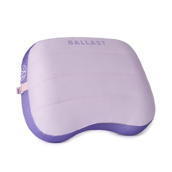 Ballast Ultra Soft Fabric Inflatable Pillow, Ocean Blue
