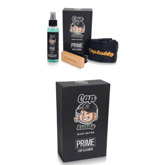 Ballcap Buddy Baseball Cap Cleaner Kit Includes Spray Cleaner, Gentle Brush and Soft Cloth for Sports Caps and Shoes