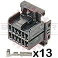 thumbnail image 1 of Ballenger Motorsports - 12-Way AMP Connector Kit Replacement for AiM Sports Devices, 1 of 3