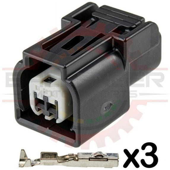 Ballenger Motorsports - 2 Way Fuel Injector Connector Plug Kit Compatible with Suzuki, Hayabusa, KTM & others