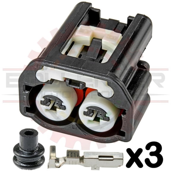Ballenger Motorsports - 2 Way Plug Connector Kit Replacement for Toyota Crank Position Sensors # 90980-12028, 90980-12611