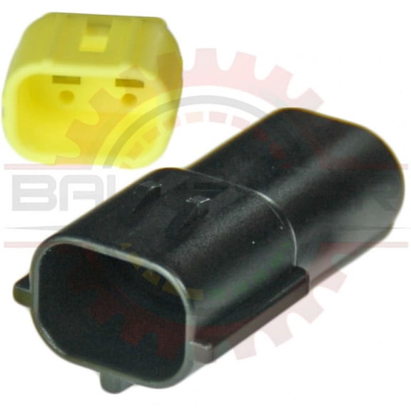 Ballenger Motorsports - 2 - Way Receptacle Connector Assembly for Boost Solenoid on Many Japanese Vehicles